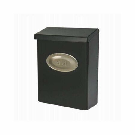 BEAUTYBLADE Wall Mailbox, Black - Medium, 4PK BE3850042